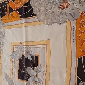 Vintage Michaela Frey-large Silk Scarf